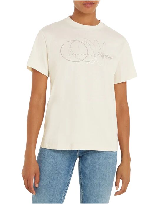 Calvin T-Shirt Donna Art K20k206623 TURTLEDOVE