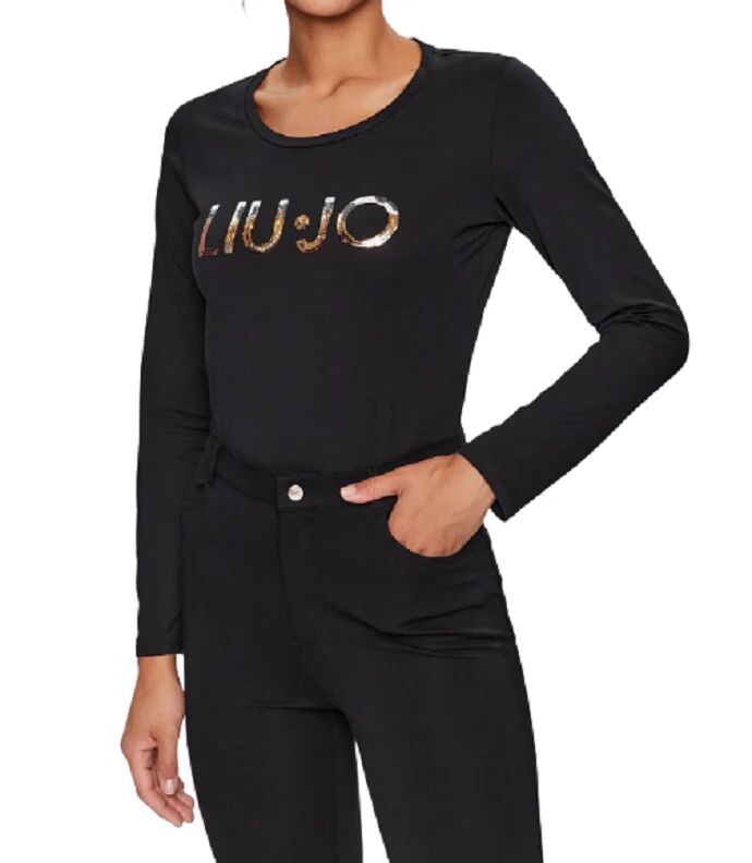 Liu Jo Maglia Donna Art Tf3285 J0088 NERO/PAILLETTE