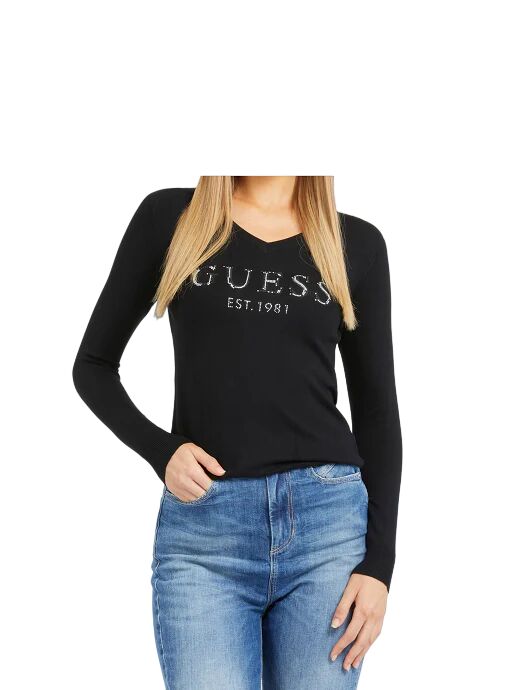 Guess Maglione Donna Art. W3br24 Z2nq2 JBLK