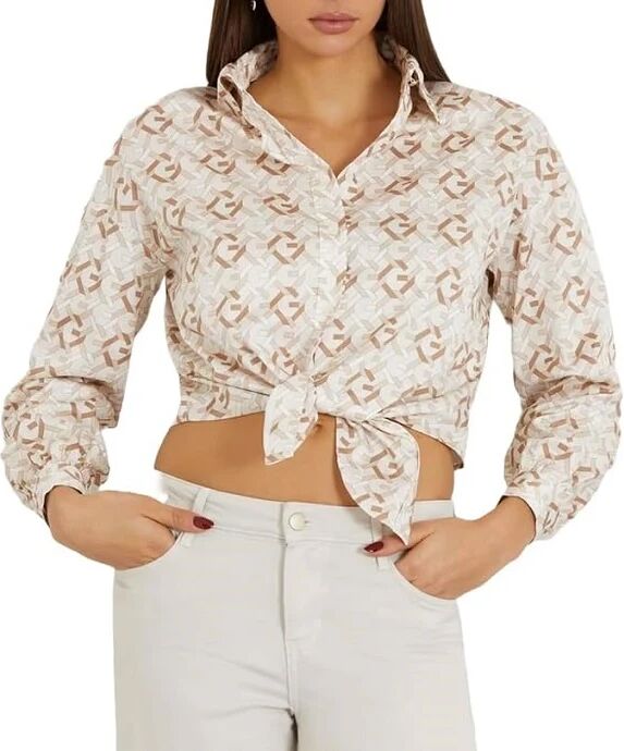 GUESS Camicia Donna Art W4rh59a Awe2q0 G PATTERN SAND TOUCH