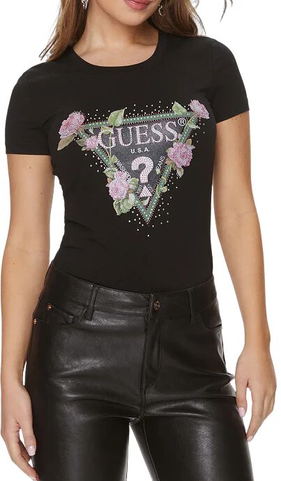 GUESS T-Shirt Donna Art W4ri28a Aj1314 JBLK