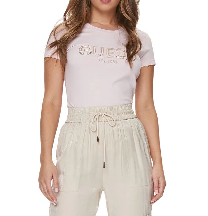 GUESS T-Shirt Donna Art W4ri29a Aj1314 PURE WHITE