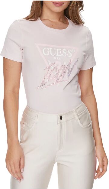 Guess T-Shirt Donna Art W4ri41a Ai3z14 LOW KEY PINK