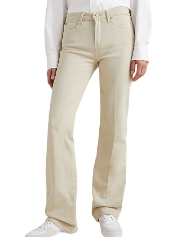 Tommy Hilfiger Pantalone Donna Art. Ww0ww38164 P-E 23 Colore E Misura A Scelta LIGHT SANDALWOOD