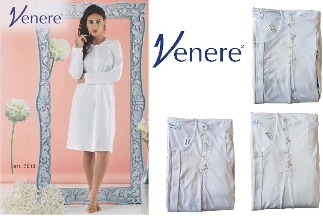 VENERE Canotta Clinica Donna Art 7013 Colore E Misura A Scelta CIELO 46