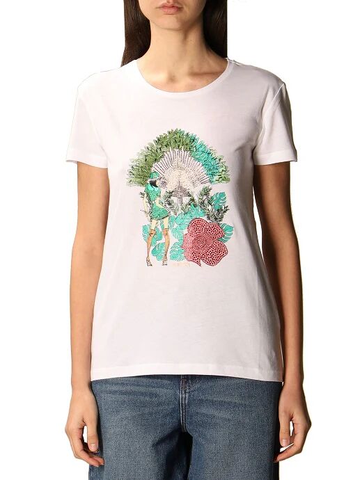 PATRIZIA PEPE T-Shirt Donna Art 8m1209 A8u9 Xu65 Colore Bianco Misura A Scelta BIANCO 0