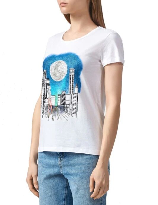 PATRIZIA PEPE T-Shirt Donna Art 8m1209 A8u9 Xu67 Colore Bianco Misura A Scelta BIANCO II