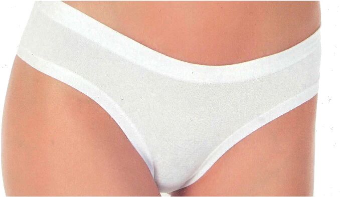 NOTTINGHAM Slip Midi Donna Art Sm6000bw Colore Foto Misura A Scelta BIANCO 4/L