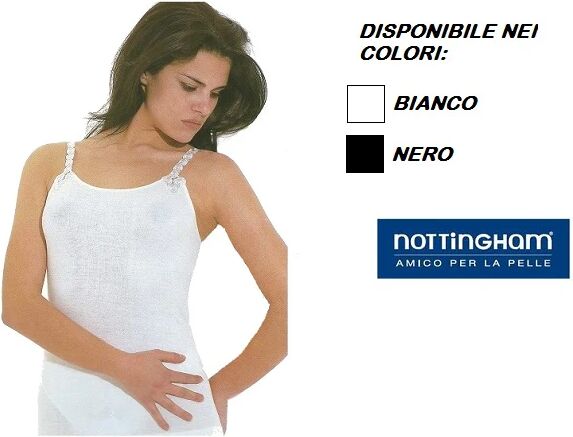 NOTTINGHAM Vogatore Donna Spalla Stretta In Lana Cotone Art. Vs18w Col. E Mis. A Scelta BIANCO 7