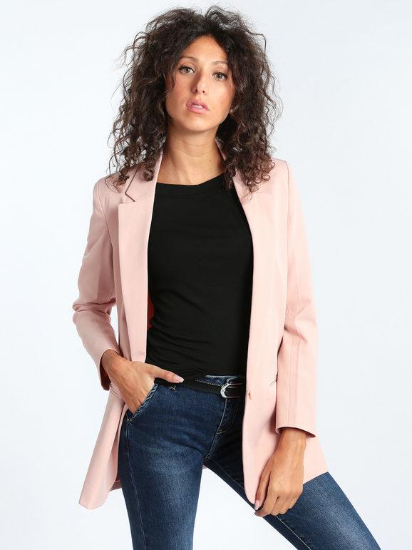 Radaus Blazer donna con bottone Blazer donna Rosa taglia 46