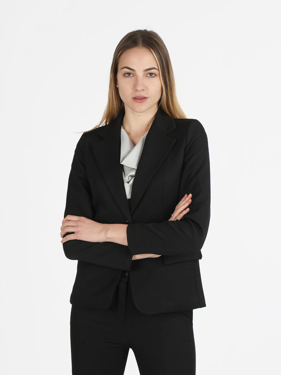 Daystar Blazer donna elegante Blazer donna Nero taglia XL