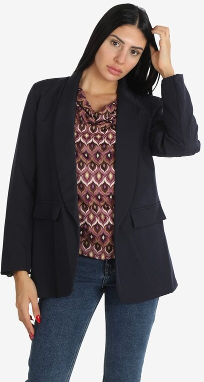 Solada Blazer donna lungo Blazer donna Blu taglia Unica