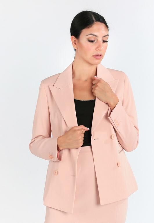 Radaus Blazer doppiopetto con bottoni donna Blazer donna Rosa taglia 54