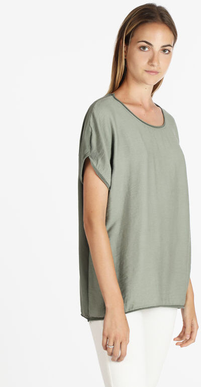 Solada Blusa donna manica corta Bluse donna Verde taglia Unica