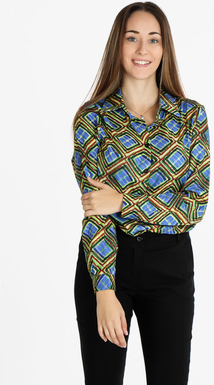 Sweet Camicia con stampa da donna Camicie Classiche donna Verde taglia S