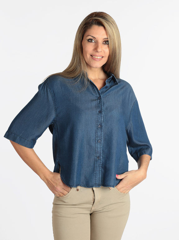 Louise Orop Camicia donna effetto jeans Camicie donna Jeans taglia M