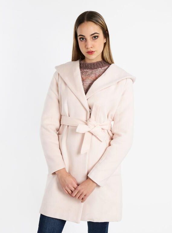 Solada Cappotto con cappuccio classico Cappotto Classico donna Rosa taglia XL