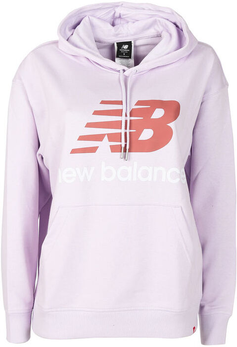 New Balance ESS OVERSIZE PO Felpa donna con cappuccio Felpe donna Viola taglia S