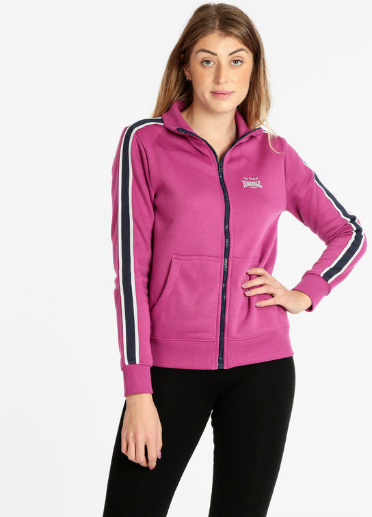 Lonsdale Felpa da donna con cerniera Felpe Pesanti donna Fucsia taglia L