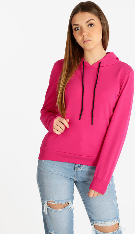 Dekuba Felpa leggera donna con cappuccio Felpe Leggere donna Fucsia taglia L