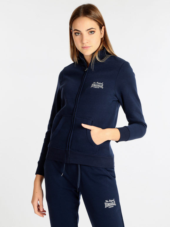 Lonsdale Felpa sportiva da donna Felpe Pesanti donna Blu taglia XL