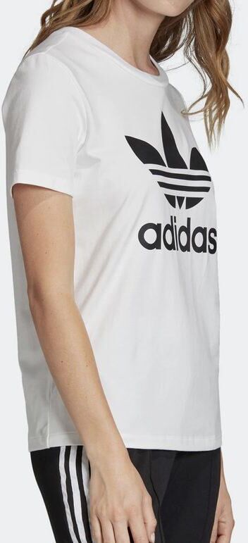 Adidas FM3306 TREFOIL TEE T-shirt donna girocollo T-Shirt e Top donna Bianco taglia 42