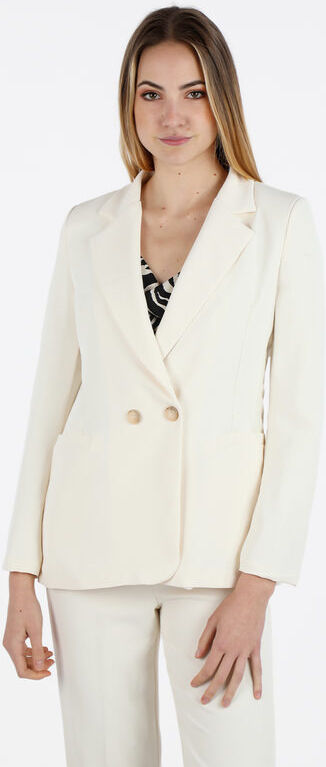 Daystar Giacca donna elegante a doppiopetto Blazer donna Beige taglia L