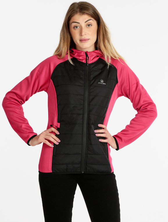 Athl Dpt Giacca sportiva da donna con cappuccio Giacche Leggere donna Fucsia taglia XXL