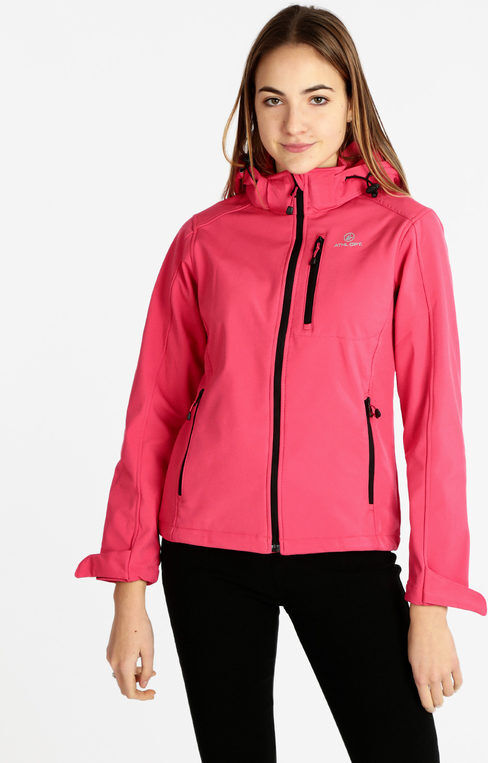 Athl Dpt Giacca sportiva da donna con cappuccio Giacconi e Giubbotti donna Fucsia taglia S