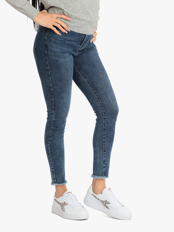 New Collection Jeans push up sfrangiato da donna Jeans Slim fit donna Jeans taglia XS