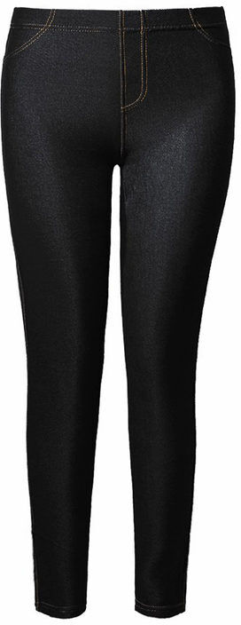 Gladys Jeggings donna conformato Taglie Forti donna Nero taglia XL