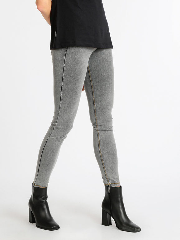 Freddy Jeggings donna slim fit Jeggings donna Grigio taglia L