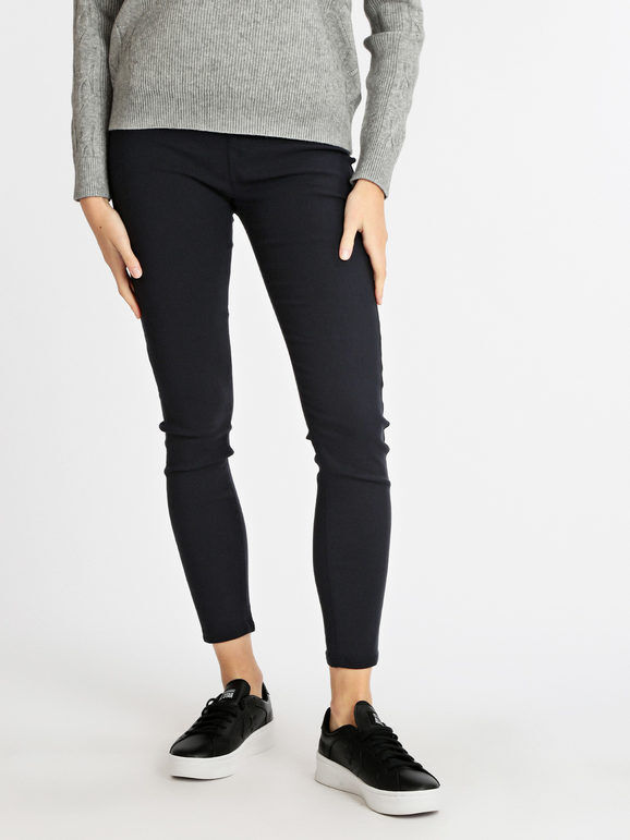 Max & Liu Jeggings elasticizzati donna felpati Jeggings donna Blu taglia 42