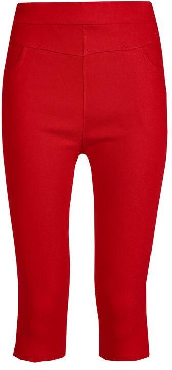 Solada Leggings a pinocchietto vita alta Leggings donna Rosso taglia 3/4XL