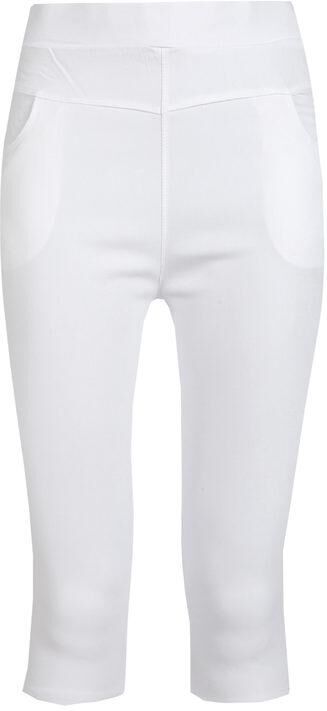 Solada Leggings a pinocchietto vita alta Leggings donna Bianco taglia X/XXL