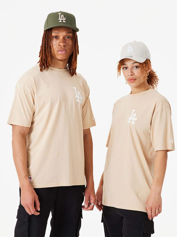 New Era Los Angeles T-shirt unisex manica corta T-Shirt Manica Corta unisex Beige taglia L