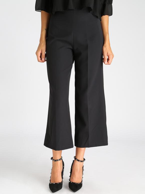 Solada Pantaloni a palazzo nero Pantaloni Casual donna Nero taglia S