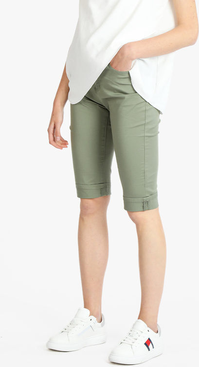 Max & Liu Pantaloni a pinocchietto donna in cotone Pinocchietti donna Verde taglia 46