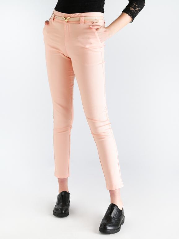 Freesia Pantaloni classici a sigaretta Rosa Pantaloni Casual donna Rosa taglia L