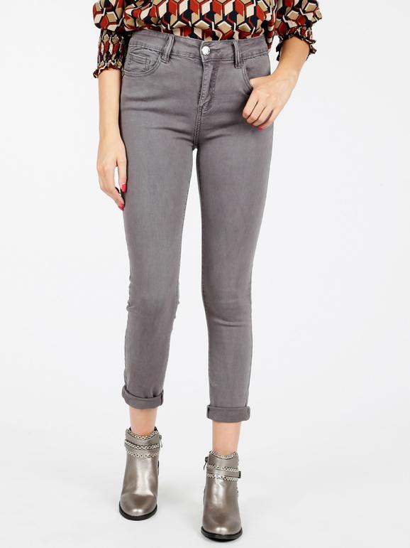 Solada Pantaloni di cotone donna Pantaloni Casual donna Grigio taglia 50