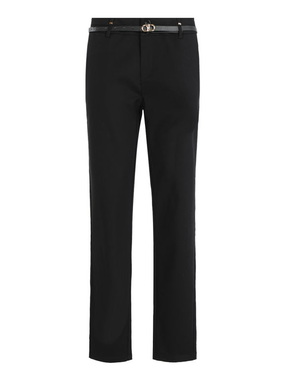 Freesia Pantaloni donna a gamba dritta taglie forti Taglie Forti donna Nero taglia XL