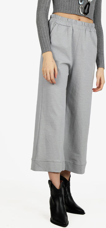 Solada Pantaloni donna a gamba larga Pantaloni Casual donna Grigio taglia Unica