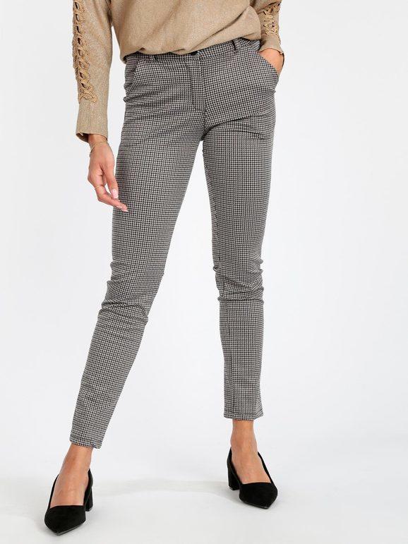 Frenetika Pantaloni donna eleganti gamba dritta Pantaloni Casual donna Grigio taglia L