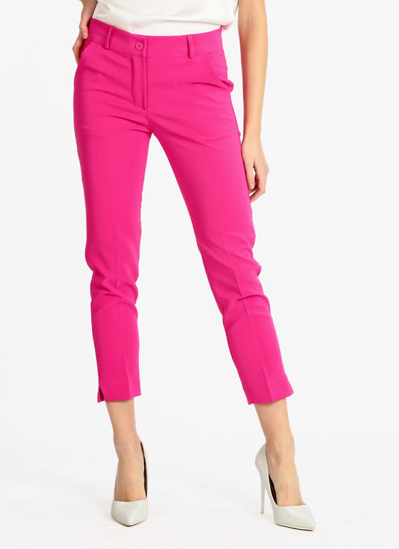 Frenetika Pantaloni donna eleganti Pantaloni Eleganti donna Fucsia taglia L