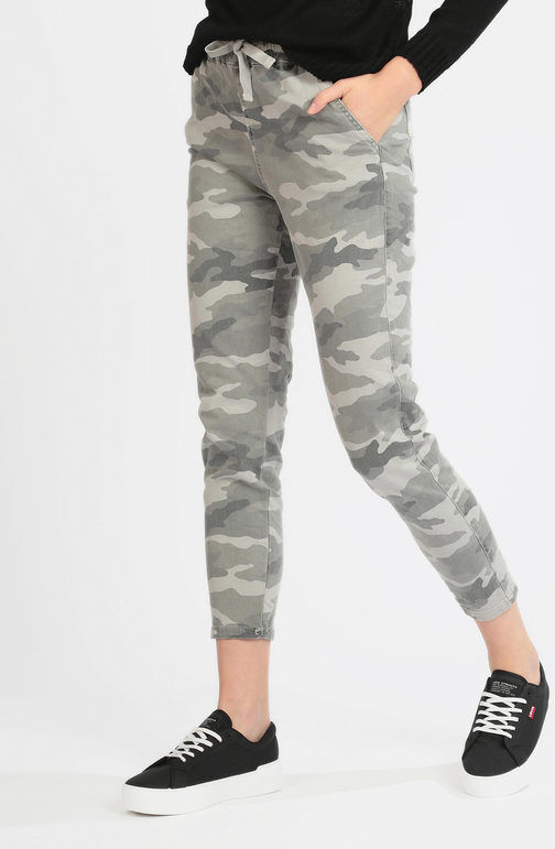 Smagli Pantaloni donna militari Pantaloni Casual donna Grigio taglia XS