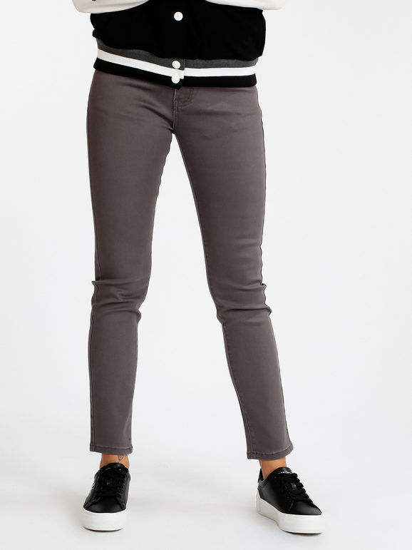 Max & Liu Pantaloni donna Pantaloni Casual donna Grigio taglia 42