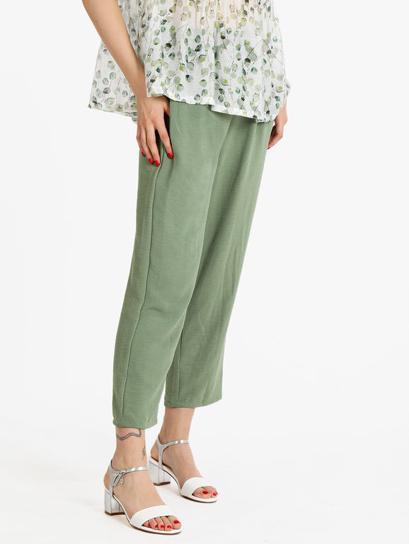 Flight Finery Pantaloni leggeri donna con coulisse Pantaloni Casual donna Verde taglia X/2XL