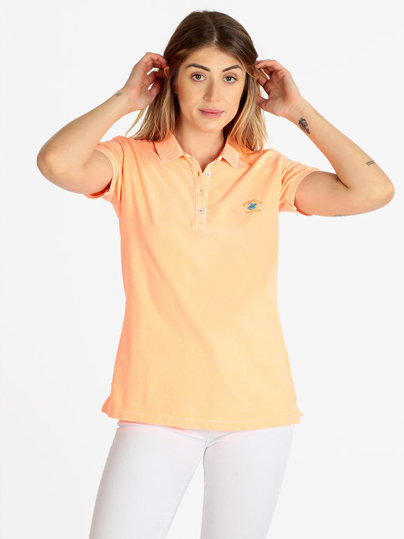 Polo Club Polo donna manica corta fluo Polo Manica Corta donna Arancione taglia L