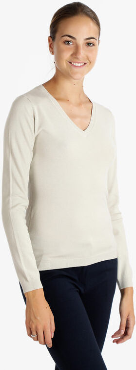 lois & pepe Pullover donna con scollo a V Pullover donna Beige taglia M/L