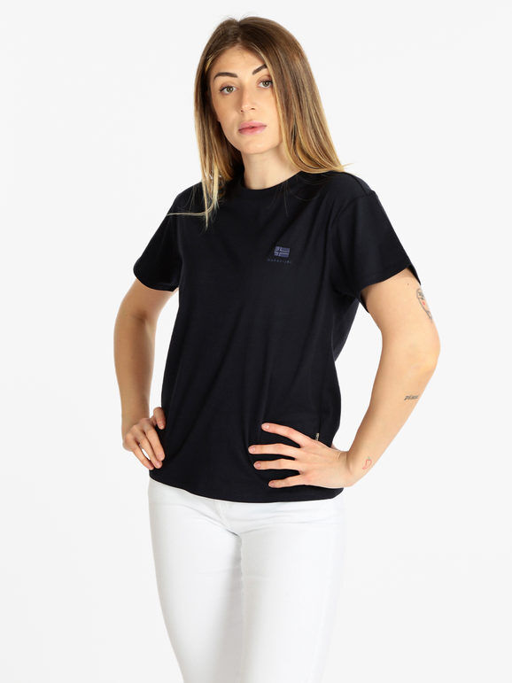 Napapijri S NINA T-shirt donna manica corta con logo T-Shirt Manica Corta donna Blu taglia XL